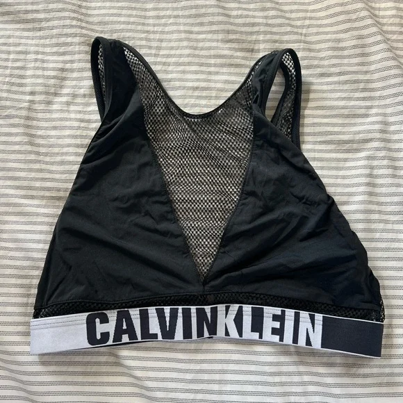 calvin klein mesh bra top - Picture 1 of 2